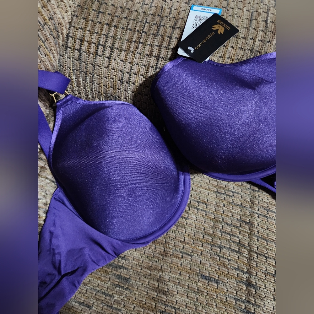 Wacoal T-Shirt Bra Simply Done Women's 40DDD Mulberry Purple